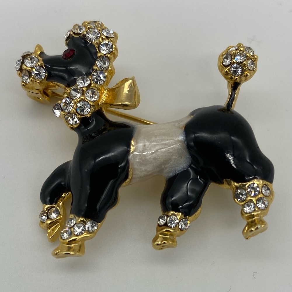 Perfect Party Poodle Pin